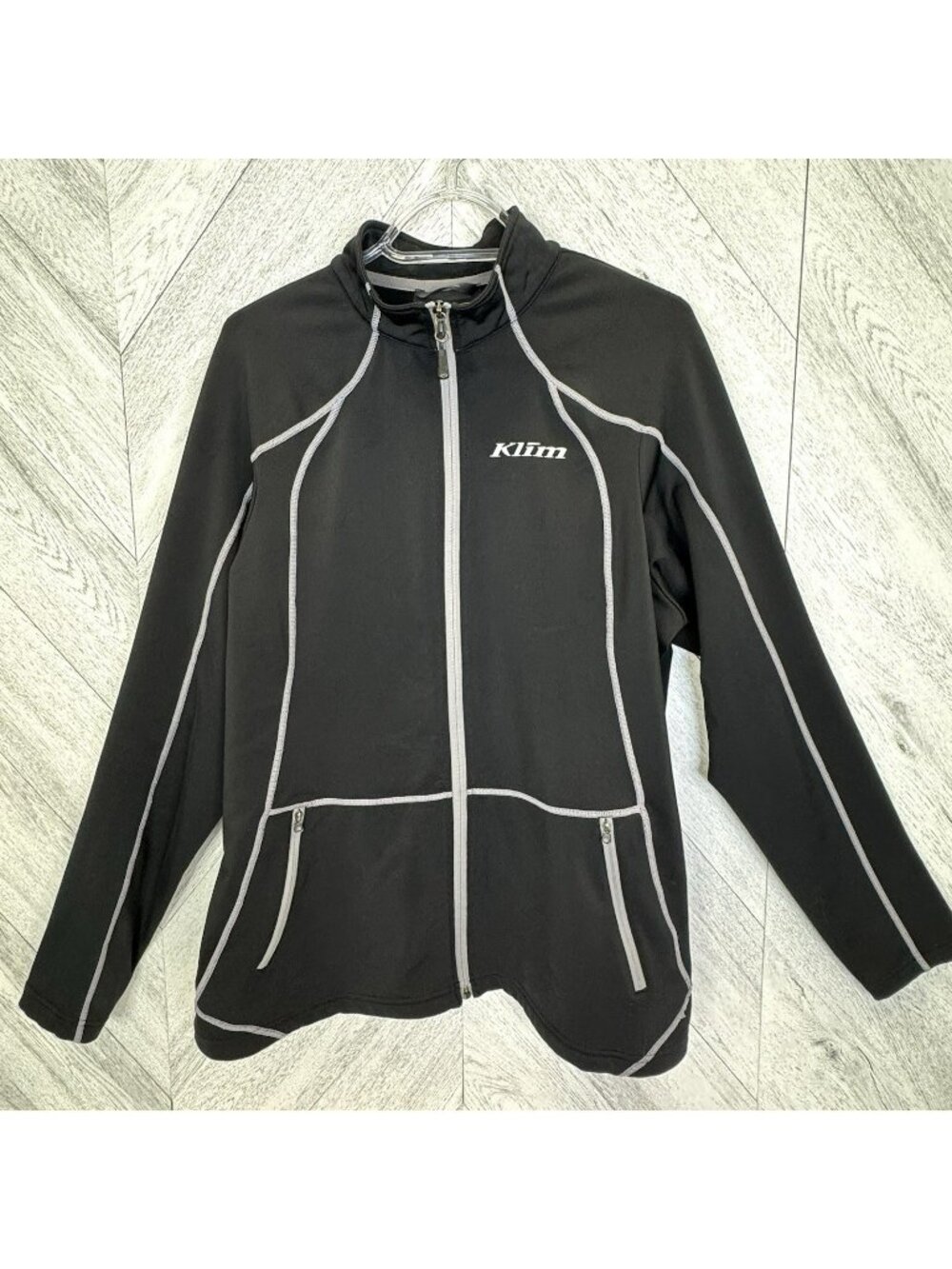 Klim Sundance Jacket Womens Size XL Black Midlayer Full Zip Outdoor Snowmoblie
